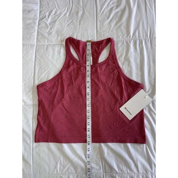 Lululemon Swiftly Tech Racerback Tank 2.0 Race Size 14 Dessert Red NWT - Picture 3 of 10
